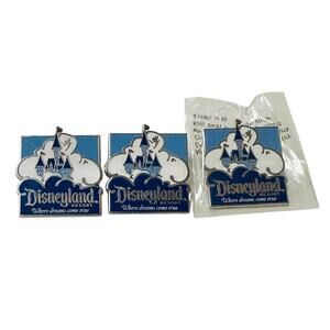 3-Disneyland Resort Trading Pin Walt Disney Travel Castle Where Dreams Come True
